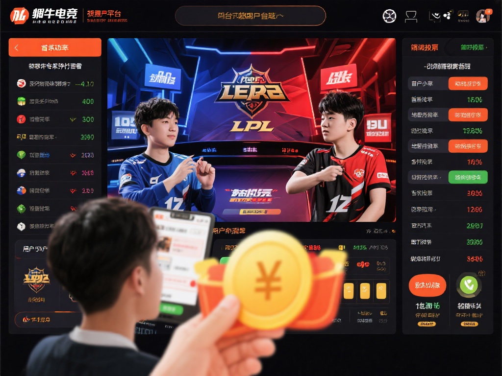 以最近一场《英雄联盟》LPL联赛为例，平台不仅提供