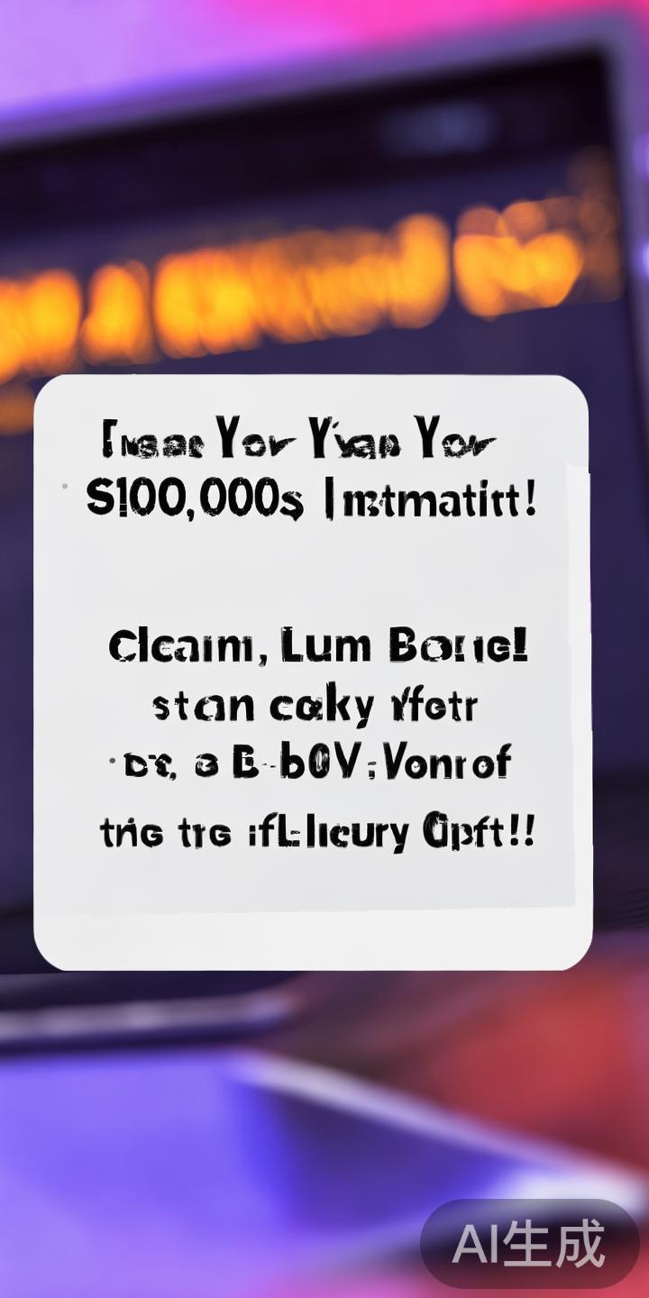 如何有效识别和防范电竞投注邮件中的诈骗陷阱 诈骗邮件常通过承诺丰厚的奖金吸引玩家点击。例如“立